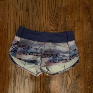 Galaxy Lululemon speed up shorts